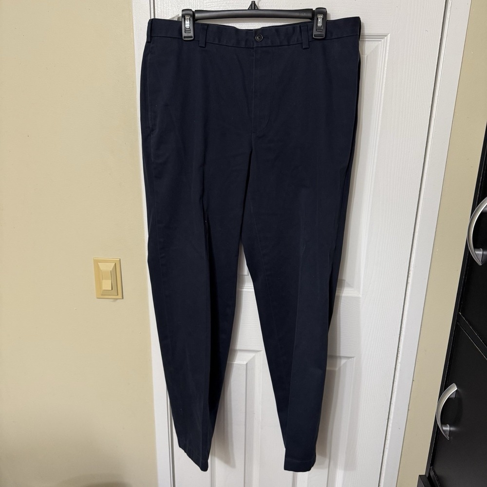 Brooks Brothers 346 Men's Clark Fit Advantage Chino Pants Navy Blue